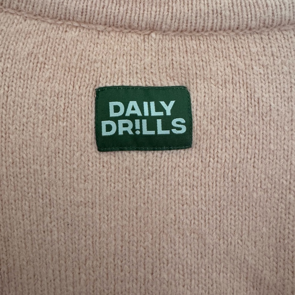 Daily Drills Oversized Button Up Sweater